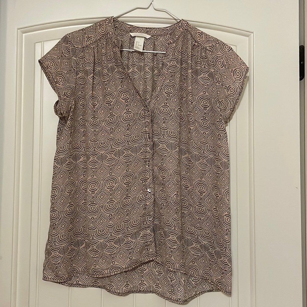 H&M print blouse